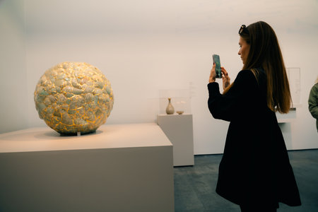 Exhibitions in LACMA, the Los Angeles County Museum of Art. usa - may 2023. High quality photoのeditorial素材