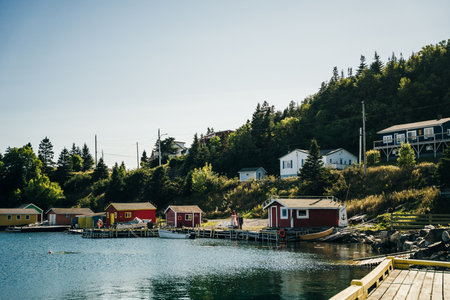 Dildo Harbour, Newfoundland and Labrador. Canada - may 2023. High quality photoのeditorial素材