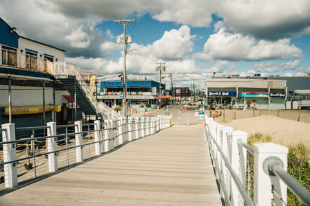 Salisbury, USA - September 2022 beach promenade at Salisbury, USA. high quality photo