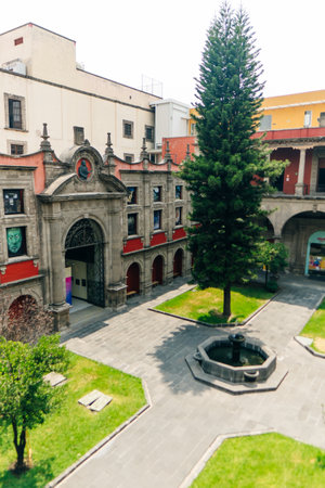 Museo Nacional de las Culturas del Mundo INAH, mexico city - may 2023. High quality photoのeditorial素材