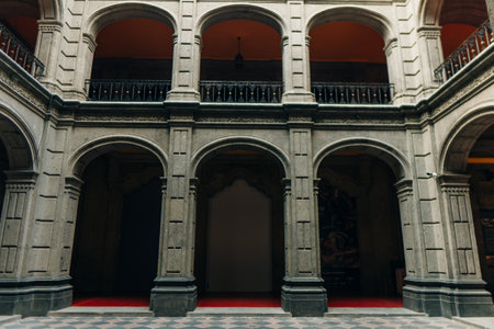 CDMX Mexico City 2023 MAY. Old Custom Ex Antigua Aduana, Antiguo colegio de San Ildefonso. High quality photoのeditorial素材