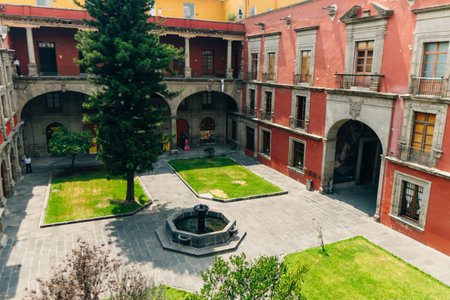 Museo Nacional de las Culturas del Mundo INAH, mexico city - may 2023. High quality photoのeditorial素材