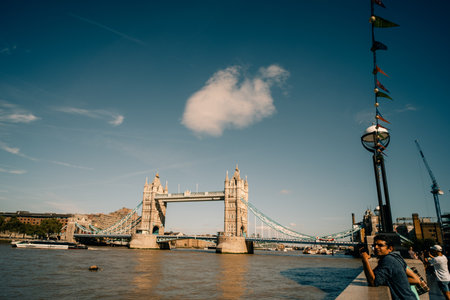 london, england - August 13th 2023 Tower Bridge in London in the late afternoon. . High quality...