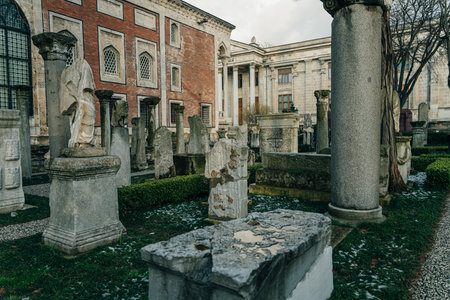 Archeology Museums of Istanbul, Turkey - dec, 12th 2021. High quality photo