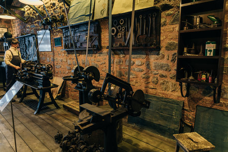 Istanbul, Turkey - dec, 12th 2021 The Rahmi M. Koc Museum is a private industrial museum in Istanbul. High quality photoのeditorial素材