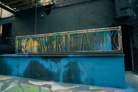 art place exfabrica in cuidad de mexico, mexico - may 12th 2023. High quality photo