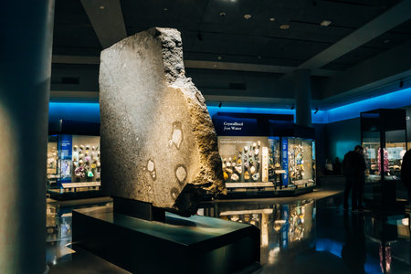 stones in American Museum of Natural History, New York, USA, August 2nd 2022. High quality photoのeditorial素材