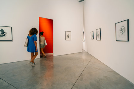 Buenos Aires, Argentina - dec 2th 2023 exhibitions in Buenos Aires Modern Art Museum. High quality photoのeditorial素材