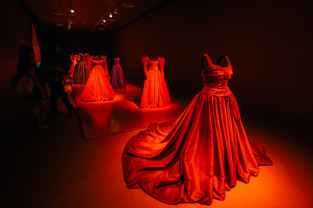 BUENOS AIRES, ARGENTINA - Dec 12th, 2023 exhibitions in Recoleta Cultural Center. High quality photoのeditorial素材