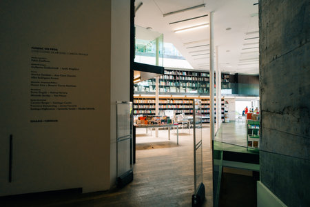 Buenos Aires, Argentina - Dec 2nd 2023 Fundacion Proa, private art center in the touristic neighborhood of La Boca. High quality photoのeditorial素材