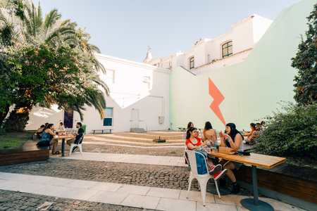 BUENOS AIRES, ARGENTINA - Dec 12th, 2023 exhibitions in Recoleta Cultural Center. High quality photoのeditorial素材