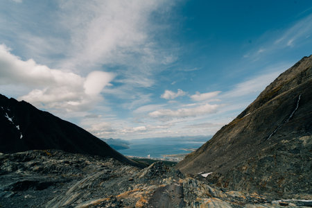 View of the Martial Glacier - Ushuaia, Argentina. High quality photo