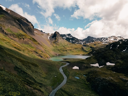 lake superior in Ushuaia, Argentina. High quality photo
