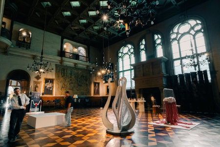 Buenos Aires, Argentina - Oct 06 2023 Classic style facade of National Museum of Decorative Art. High quality photoのeditorial素材