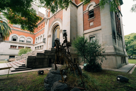 BUENOS AIRES, MARCH 9th 2023 Facade of the Museum of natural science. High quality photoのeditorial素材