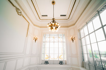 interiors in Art Museum of Tigre - Tigre, Buenos Aires, Argentina - Dec 2nd 2023. High quality photoのeditorial素材