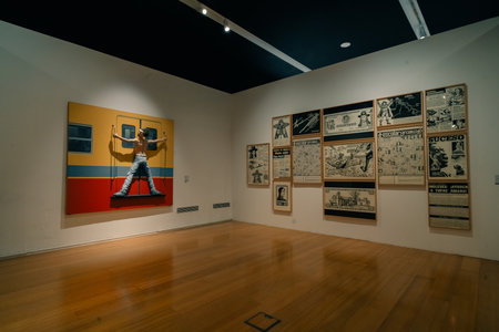 Malba - Museum of Latin American Art of Buenos Aires, argentina - feb 2th 2024のeditorial素材