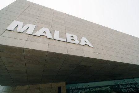 Malba - Museum of Latin American Art of Buenos Aires, argentina - feb 2th 2024のeditorial素材