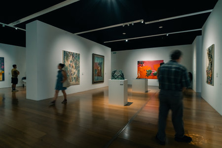 Malba - Museum of Latin American Art of Buenos Aires, argentina - feb 2th 2024のeditorial素材