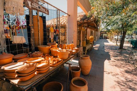 souvenir shops in Cafayate, argentina - Feb 2nd 2024. High quality photo