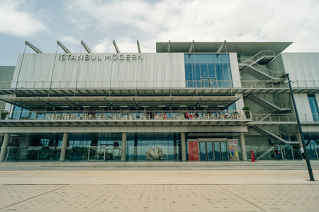 Istanbul, Turkey - May 5, 2024 Istanbul Museum of Modern Art, or Istanbul Modern. High quality photoのeditorial素材