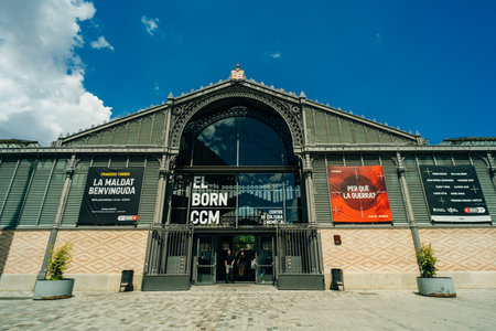 El Born Center de Cultura i Memoria or The Born Culture and Memory Center in Barcelona city in...