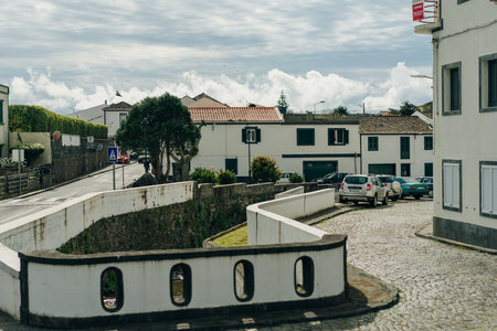 Ribeira Grande town in the Ponta Delgada island. Sao Miguel, Azores - may 2 2024. High quality photoのeditorial素材