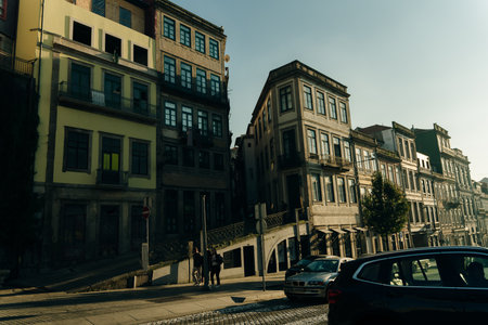 Porto, Portugal - April 24 2024 Downtown of Porto city. High quality photoのeditorial素材