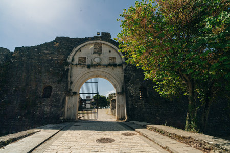 ioannina Greece inside its kale castle museum byzantine castle fort. High quality photo