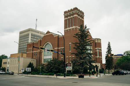 downtown regina, saskatchewan canada. High quality photoのeditorial素材