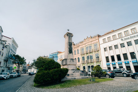 Figueira da Foz, Portugal - July 7, 2024 Claridade Beach and Oasis Figueira in Buarcos. High quality photoのeditorial素材