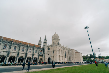 LISBON, PORTUGAL ON 29th May 2024 image from a visit to the Santa Maria De Belem's Church. High quality photoのeditorial素材