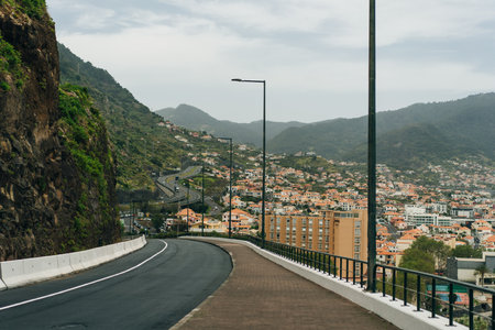 Machico is an old and charming town in the east of Madeira Island, Portugal. High quality photoの写真素材