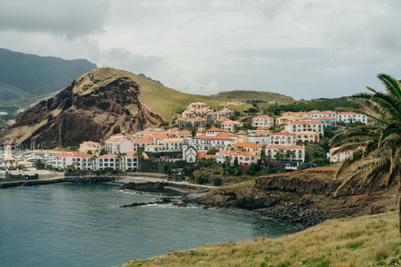 Canical, Madeira Island, Portugal - September 23rd, 2023 - Village bay. High quality 4k footageの写真素材