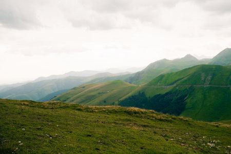 Amazing sunrise on the mountains Pyrenees. High quality photoの写真素材