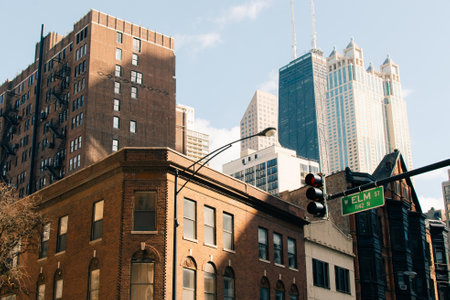 Avenue in the loop of Chicago, illinois, usa - 2 okt 2024. High quality photoの写真素材