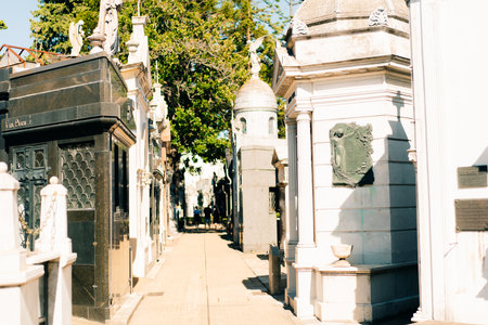 Recoleta Cemetery, the most important and famous cemetery in buenos aires, Argentina - mar 2th 2024
