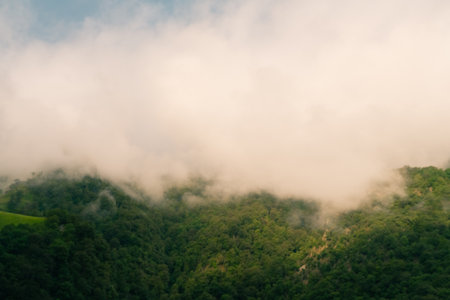 The pyrenees on the france spain border view from pass between spain and france. The cirque de lescun. High quality photoの写真素材