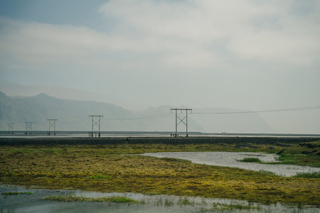 Remote valley in Iceland's highlands . High quality photoの写真素材