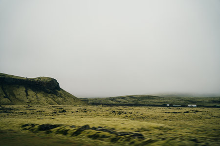 Remote valley in Iceland's highlands . High quality photoの写真素材