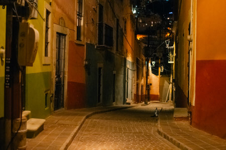Guanajuato, Mexico. December 24, 2023 Architecture and facade in city houses in Guanajuato, Mexico. High quality photoの写真素材