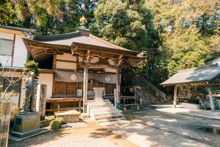2 May 2025 - Gokuraku-ji Temple in Shikoku, Japan - a serene stop on the sacred pilgrimage route. High quality photoの写真素材