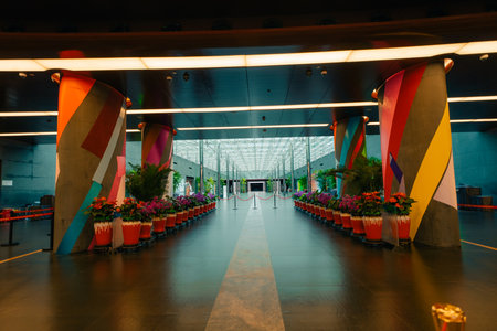 Tourists Attraction in Beijing National Center for the Performing Arts, NCPA, is in Beijing, China - may 2 2025. High quality photoの写真素材