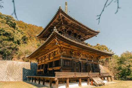 Kirihataji Temple, the 10th stop on the Shikoku Pilgrimage in Tokushima, Japan - may 2 2025. High quality photoの写真素材