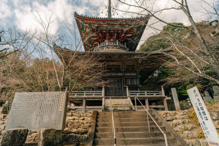 Kumadaniji Temple, the 8th stop on the Shikoku Pilgrimage in Tokushima, Japan - may 2 2025. High quality photoの写真素材