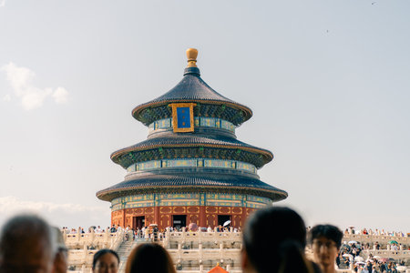 Temple of Heaven, Beijing, China. High quality photoの写真素材