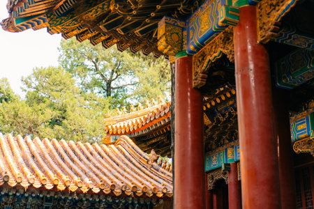 Beijing, China at the Forbidden City North Gate. High quality photo