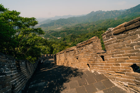 The Great Wall at Mutianyu near Beijing, China. High quality photoの写真素材