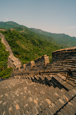 The Great Wall at Mutianyu near Beijing, China. High quality photo