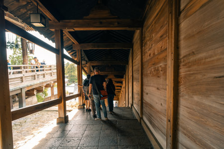 Japan, Nara - 2 May 2025 Nara Park and Todaiji Temple, Todaiji Complex. High quality photoの写真素材